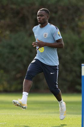 England MD-1 Training, Nations League Bukayo Saka of England during the England MD-1 training session ahead of the 2026 27 UEFA Nations League Group A3 match vs Spain, Tottenham Hotspur Training Ground, Enfield, England on 25 September 2026 Credit: Tiego Grenho Every Second Media Editorial use only. All images are copyright Every Second Media Limited. No images may be reproduced without prior permission. Copyright: xIMAGO EveryxSecondxMediax ESM-2188-0059 TiegoxGrenhox xEveryxSecondxMediax