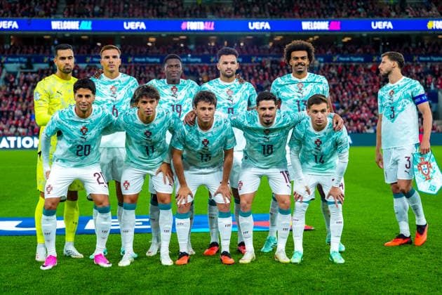 Soccer, Nations League Norway vs. Portugal, Nations League Oslo 20260927 Portugal s national team for the international soccer match between Norway and Portugal in the Nations League. Photo: Lise Aserud, NTB, Oslo, Norway. EDITORIAL USE ONLY. RESTRICTED USE FOR BETTING COMPANIES.  Copyright: xLisexAserudx xNTBx