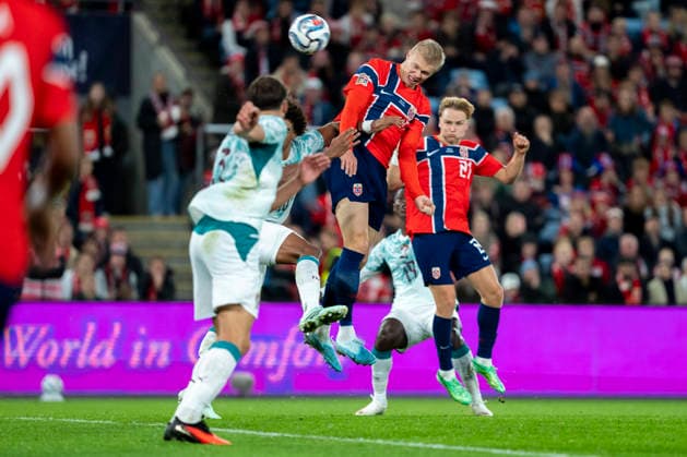 Soccer, Nations League Norway vs. Portugal, Nations League Oslo 20260927 Norway s Erling Braut Haaland during the international soccer match between Norway and Portugal in the Nations League. Photo by Cornelius Poppe, NTB, Oslo, Norway. EDITORIAL USE ONLY. RESTRICTED USE FOR BETTING COMPANIES.  Copyright: xCorneliusxPoppex xNTBx