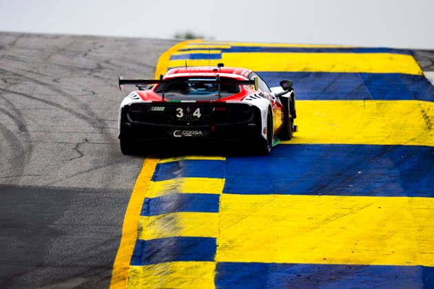 AUTO - IMSA - PETIT LE MANS 2026 34 COSTA Albert (esp), PATRESE Lorenzo (ita), UDELL Alec (usa), Conquest Racing, Ferrari 296 GT3 Evo, action during the 2026 Motul Petit Le Mans, 11th round of the 2026 IMSA WeatherTech SportsCar Championship, from October 1 to 3, 2026 on the Michelin Raceway Road Atlanta in Braselton, Georgia, United States of America - BraseltonUnited States Copyright: xFabrizioxBoldonix