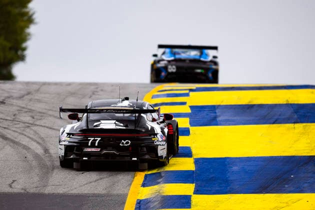 AUTO - IMSA - PETIT LE MANS 2026 77 KING Harry (gbr), PICARIELLO Alessio (bel), TANDY Nick (gbr), AO Racing, Porsche 911 GT3 R (992.2), action during the 2026 Motul Petit Le Mans, 11th round of the 2026 IMSA WeatherTech SportsCar Championship, from October 1 to 3, 2026 on the Michelin Raceway Road Atlanta in Braselton, Georgia, United States of America - BraseltonUnited States Copyright: xFabrizioxBoldonix