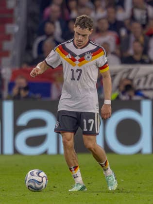 Munich, Germany, October 1, 2026 UEFA Nations League 2026–2027 League Phase Group A2 Match 3 Germany vs. Serbia Pictured: Florian Wirtz GER DFB DFL regulations prohibit any use of photographs as image sequences and or quasi-video Allianz Arena Bayern Copyright: xFotostandx xSchäferx