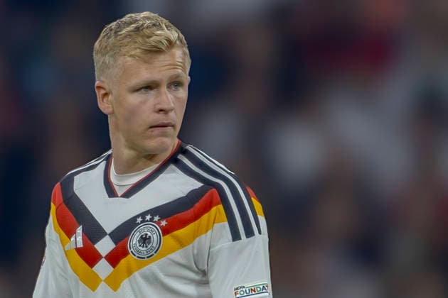 Munich, Germany, October 1, 2026 UEFA Nations League 2026–2027 League Phase Group A2 Match 3 Germany vs. Serbia Pictured: Jonathan Burkardt GER DFB DFL regulations prohibit any use of photographs as image sequences and or quasi-video Allianz Arena Bayern Copyright: xFotostandx xSchäferx