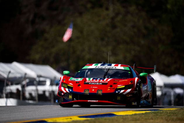 AUTO - IMSA - PETIT LE MANS 2026 21 FUOCO Antonio (ita), MANN Simon (gbr), WADOUX Lilou (fra), AF Corse, Ferrari 296 GT3 Evo, action during the 2026 Motul Petit Le Mans, 11th round of the 2026 IMSA WeatherTech SportsCar Championship, from October 1 to 3, 2026 on the Michelin Raceway Road Atlanta in Braselton, Georgia, United States of America - BraseltonUnited States  Copyright: xFabrizioxBoldonix