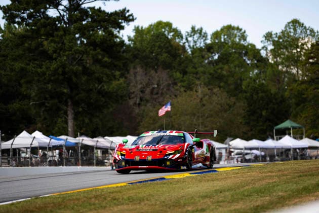 AUTO - IMSA - PETIT LE MANS 2026 21 FUOCO Antonio (ita), MANN Simon (gbr), WADOUX Lilou (fra), AF Corse, Ferrari 296 GT3 Evo, action during the 2026 Motul Petit Le Mans, 11th round of the 2026 IMSA WeatherTech SportsCar Championship, from October 1 to 3, 2026 on the Michelin Raceway Road Atlanta in Braselton, Georgia, United States of America - BraseltonUnited States  Copyright: xFabrizioxBoldonix