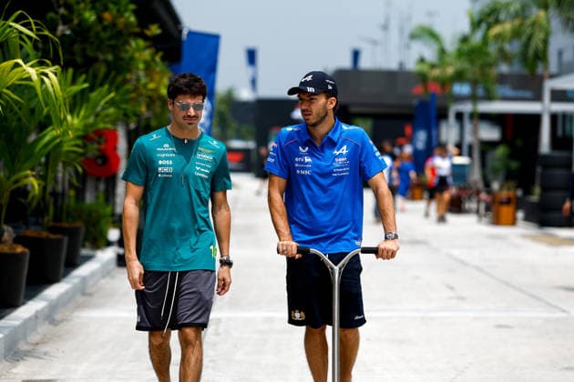 F1 - BAHRAIN GRAND PRIX IN MALAYSIA 2026 STROLL Lance (can), Aston Martin F1 Team Honda AMR26, GASLY Pierre (fra), Alpine F1 Team A526, portrait during the 2026 Formula 1 Bahrain Grand Prix in Malaysia, 16th round of the 2026 Formula One World Championship, WM, Weltmeisterschaft from October 2 to 4, 2026 on the Sepang International Circuit, in Sepang, Malaysia - SepangMalaysia  Copyright: xDPPIx