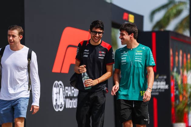 F1 - BAHRAIN GRAND PRIX IN MALAYSIA 2026 OCON Esteban (fra), TGR Haas F1 Team VF-26, STROLL Lance (can), Aston Martin F1 Team Honda AMR26, portrait during the 2026 Formula 1 Bahrain Grand Prix in Malaysia, 16th round of the 2026 Formula One World Championship, WM, Weltmeisterschaft from October 2 to 4, 2026 on the Sepang International Circuit, in Sepang, Malaysia - SepangMalaysia  Copyright: xANTONINxVINCENTx