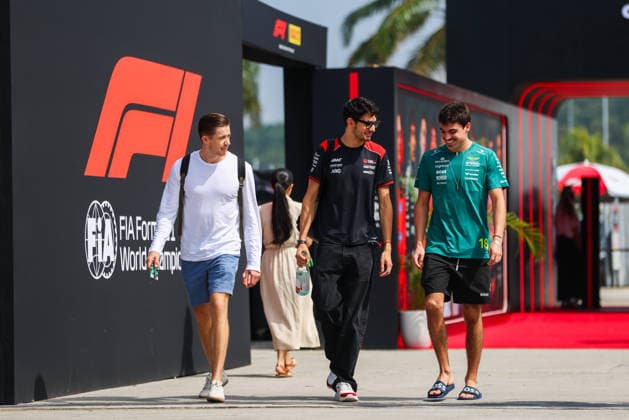 F1 - BAHRAIN GRAND PRIX IN MALAYSIA 2026 OCON Esteban (fra), TGR Haas F1 Team VF-26, STROLL Lance (can), Aston Martin F1 Team Honda AMR26, portrait during the 2026 Formula 1 Bahrain Grand Prix in Malaysia, 16th round of the 2026 Formula One World Championship, WM, Weltmeisterschaft from October 2 to 4, 2026 on the Sepang International Circuit, in Sepang, Malaysia - SepangMalaysia  Copyright: xANTONINxVINCENTx