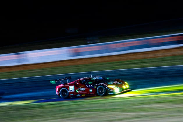 AUTO - IMSA - PETIT LE MANS 2026 21 FUOCO Antonio (ita), MANN Simon (gbr), WADOUX Lilou (fra), AF Corse, Ferrari 296 GT3 Evo, action during the 2026 Motul Petit Le Mans, 11th round of the 2026 IMSA WeatherTech SportsCar Championship, from October 1 to 3, 2026 on the Michelin Raceway Road Atlanta in Braselton, Georgia, United States of America - BraseltonUnited States  Copyright: xFabrizioxBoldonix