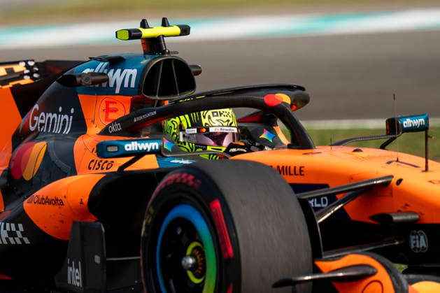 FORMULA 1 BAHRAIN GRAND PRIX IN MALAYSIA 2026 Lando Norris (GBR) 1 McLaren in practice during the Formula 1 Gulf Air Bahrain Grand Prix in Malaysia 2026, Round 16 of the 2026 Formula 1 World Championship, WM, Weltmeisterschaft from 2nd - 4th October 2026 at Sepang International Circuit, Sepang, Malaysia. Credit: Robbie Hoad Every Second Media Editorial use only. All images are copyright Every Second Media Limited. No images may be reproduced without prior permission. Copyright: xIMAGO EveryxSecondxMediax ESM-2195-0271 RobbiexHoadx xEveryxSecondxMediax