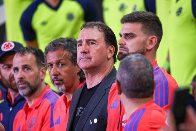 Colombia and Paraguay friendly match during the FIFA international break in the USA Nestor Lorenzo, coach of Colombia, during a match between Colombia and Paraguay in an International Friendly, Länderspiel, Nationalmannschaft at the Sports Illustrated Stadium in Harrison, New Jersey, United States, this Friday, the 2nd. harrison NJ united states Copyright: xWILLIAMxVOLCOVx