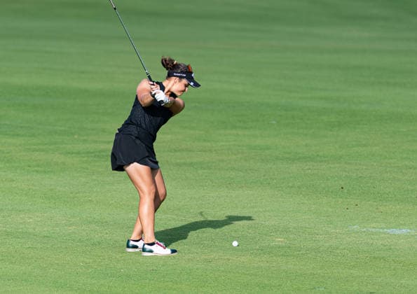 October 2, 2026, Honolulu, Hawaii, USA: CAROLINA MELGRATI makes an approach shot from the 10th fairway during Round 2 of the 2026 Lotte Championship at Hoakalei Country Club, Ewa Beach, Hawaii, USA. 2026 Lotte Championship Presented By Hoakalei - ZUMAm310 20261002_zsp_m310_015 Copyright: xElliotxMilesx