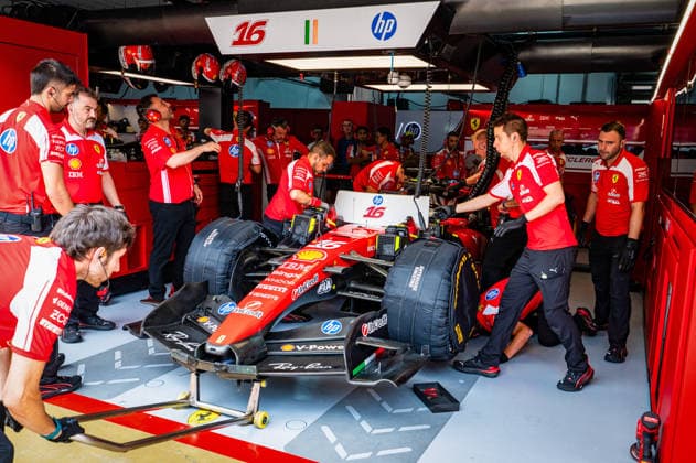 MOTORSPORTS - Formula 1 - 2026 Bahrain Grand Prix in Malaysia Photo by IPA ABACAPRESS.COM89249231 - Scuderia Ferrari HP during Saturday s practice sessions for the 2026 Formula 1 Gulf Air Bahrain Grand Prix in Malaysia at the Sepang International Circuit in Sepang, Malaysia. Round 16 of 23 in the 2026 FIA Formula One World Championship, WM, Weltmeisterschaft held October 2–4, 2026. The race was moved from Bahrain to Malaysia and held at the Sepang International Circuit during the 2026 Bahrain Grand Prix in Malaysia, part of the Formula 1 Championship, on October 3, 2026. Copyright: xIPAxSport ABACAx