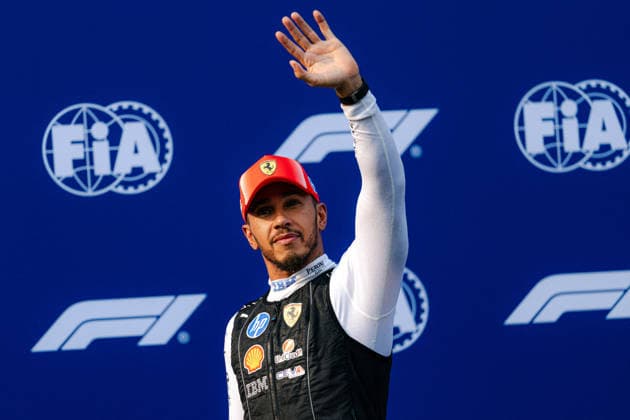 2026 Malaysian GP - Sepang Circuit - Pilots LEWIS HAMILTON (GBR) of Scuderia Ferrari HP Qualifying Parc Ferme on Saturday during the 2026 Formula 1 Gulf Air Bahrain Grand Prix in Malaysia at Sepang International Circuit on October 3, 2026. Photo by Tan Jun Da ABACAPRESS.COM Kuala Lumpur Malaysia Copyright: xJunxDaxTan ABACAx