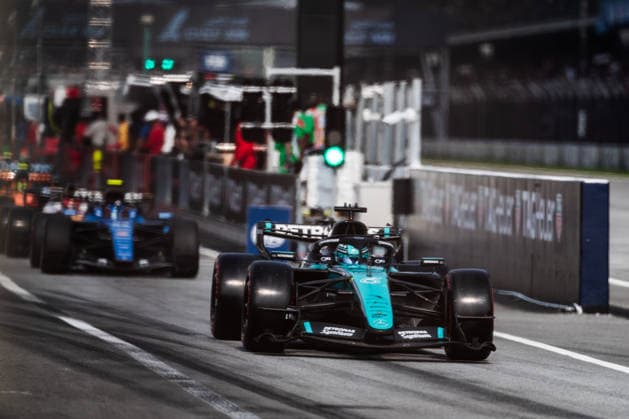 2026 Formula One Bahrain Grand Prix Sepang Circuit, Kuala Lumpur, Malaysia. 3.October.2026; George Russell of Great Britain and Mercedes-AMG PETRONAS F1 Team during qualifying Formula One Bahrain Grand Prix Kuala Lumpur Sepang Circuit Malaysia Copyright: xJayxHiranox