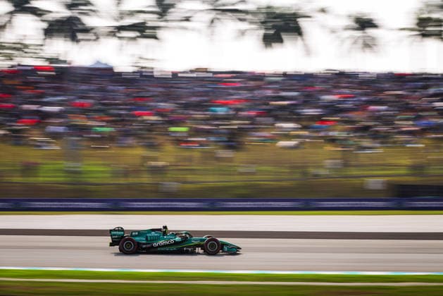 F1 - BAHRAIN GRAND PRIX IN MALAYSIA 2026 18 STROLL Lance (can), Aston Martin F1 Team AMR26, action during the 2026 Formula 1 Bahrain Grand Prix in Malaysia, 16th round of the 2026 Formula One World Championship, WM, Weltmeisterschaft from October 2 to 4, 2026 on the Sepang International Circuit, in Sepang, Malaysia - SepangMalaysia Copyright: xANTONINxVINCENTx