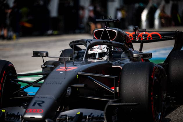 F1 - BAHRAIN GRAND PRIX IN MALAYSIA 2026 27 HULKENBERG Nico (ger), Audi F1 Team , action during the 2026 Formula 1 Bahrain Grand Prix in Malaysia, 16th round of the 2026 Formula One World Championship, WM, Weltmeisterschaft from October 2 to 4, 2026 on the Sepang International Circuit, in Sepang, Malaysia - SepangMalaysia  Copyright: xALBERTOxVIMERCATIx