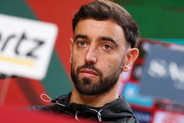 Porto, Portugal, October 3: Bruno Fernandes of Portugal during the press conference ahead of the UEFA Nations League 2026–27 League Phase Matchday 4 match between Portugal and Norway at Estádio do Dragão in Porto, Portugal Copyright: HMBxMedia JoaquimxFerreira