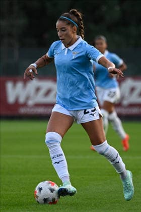 IPA89266074 - Eleonora Goldoni of S.S. Lazio during the Serie A Women s match between A.S. Roma Femminile and Lazio Women at Tre Fontane Stadium in Rome on October 3, 2026. Copyright: xMarioxQuartapelle IPAxSportx xx IPA89266074