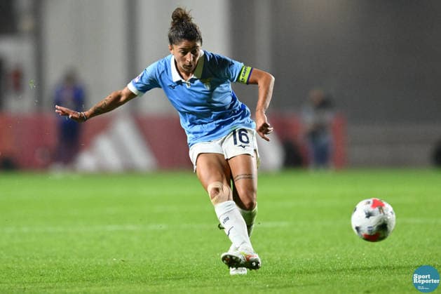 IPA89266999 - Antonietta Castiello of S.S. Lazio during the Serie A Women s league match between Roma and Lazio, AS Roma vs. S.S. Lazio Women, Italian Serie A Women s soccer match in Rome, Italy, October 3, 2026  Copyright: xClaudioxEnea IPAxSportx xx IPA89266999
