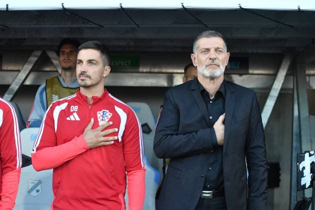 Croatia, Rijeka, 03.10.2026. Rujevica Stadium. Thomas Tuchel held a press conference, PK, Pressekonferenz after the match of the 3rd round of the League of Nations, Croatia - England. In the photo: Slaven Bilic. Foto: Damir Skomrlj CROPIX Copyright: xxDamirxSkomrljx hrvatska_engleska_skomrlj05-031026