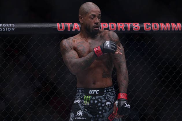 October 3, 2026, Salt Lake City, Utah, USA: ESTEBAN RIBOVICS defeated KING GREEN by TKO (strikes) at 4:08 of Round 1 during UFC 332 at the Delta Arena in Utah. UFC 332: Esteban Ribovics Defeated King Green By TKO. - ZUMAo117 20261003_zsp_o117_133 Copyright: xMikaelxOnax