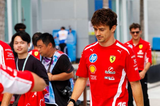 4th October 2026; Sepang IC, Kuala Lumpur, Malaysia; Formula 1, Bahrain Grand Prix, Race Day; Charles Leclerc (16) of Monaco and Scuderia Ferrari HP StephenxBlackberry