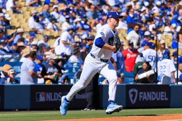 October 3, 2026, Los Angeles, California, USA: Starting pitcher, Tarik Skubal 29 of the Los Angeles Dodgers takes to field to start a NLDS Game 1 against the Atlanta Braves on Saturday October 3, 2026 at Dodger Stadium in Los Angeles, California. Dodgers defeat Braves, 5-3, in NLDS Game 1. JAVIER ROJAS PI Dodgers Vs. Braves NLDS - Game 1 - ZUMAp124 20261003_zaa_p124_042 Copyright: xJavierxRojasx
