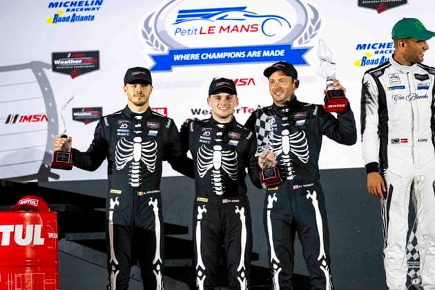 AUTO - IMSA - PETIT LE MANS 2026 77 KING Harry (gbr), PICARIELLO Alessio (bel), TANDY Nick (gbr), AO Racing, Porsche 911 GT3 R (992.2), portrait during the 2026 Motul Petit Le Mans, 11th round of the 2026 IMSA WeatherTech SportsCar Championship, from October 1 to 3, 2026 on the Michelin Raceway Road Atlanta in Braselton, Georgia, United States of America - BraseltonUnited States Copyright: xFabrizioxBoldonix