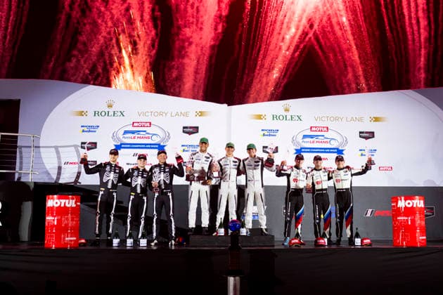 AUTO - IMSA - PETIT LE MANS 2026 77 KING Harry (gbr), PICARIELLO Alessio (bel), TANDY Nick (gbr), AO Racing, Porsche 911 GT3 R (992.2), 68 HASSE CLOT Valentin (fra), SORENSEN Marco (dnk), DRUDI Mattia (ita), Car Blanche, Aston Martin Vantage GT3 Evo, 01 DE PHILLIPPI Connor (usa), HARPER Dan (gbr), VERHAGEN Neil (usa), Paul Miller Racing, BMW M4 GT3 Evo, portrait during the 2026 Motul Petit Le Mans, 11th round of the 2026 IMSA WeatherTech SportsCar Championship, from October 1 to 3, 2026 on the Michelin Raceway Road Atlanta in Braselton, Georgia, United States of America - BraseltonUnited States Copyright: xFabrizioxBoldonix
