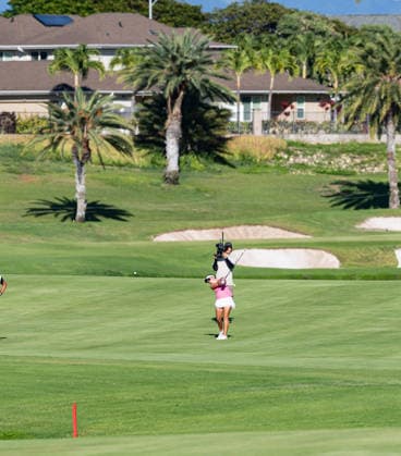 October 3, 2026, Honolulu, Hawaii, USA: CAROLINA MELGRATI makes an approach shot from the 18th fairway during Round 3 of the 2026 Lotte Championship at Hoakalei Country Club, Ewa Beach, Hawaii, USA. 2026 Lotte Championship Presented By Hoakalei - ZUMAm310 20261003_zsp_m310_063 Copyright: xElliotxMilesx