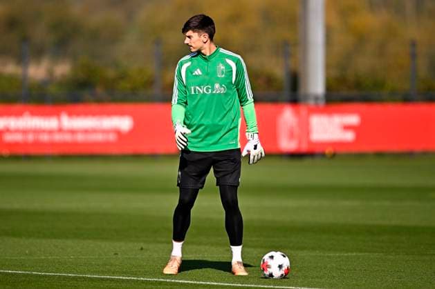 France v Belgium - UEFA Nations League 2026 Media Activities 04 10 2026 TUBIZE, BELGIUM - OCTOBER 04 : Penders Mike goalkeeper of Belgium pictured during a training session ahead of the UEFA Nations League tournament league phase matchday 4 group A1 match between France and Belgium on October 4, 2026 in Tubize, Belgium, 04 10 2026 Tubize Belgium Copyright: xTomasxSiskx