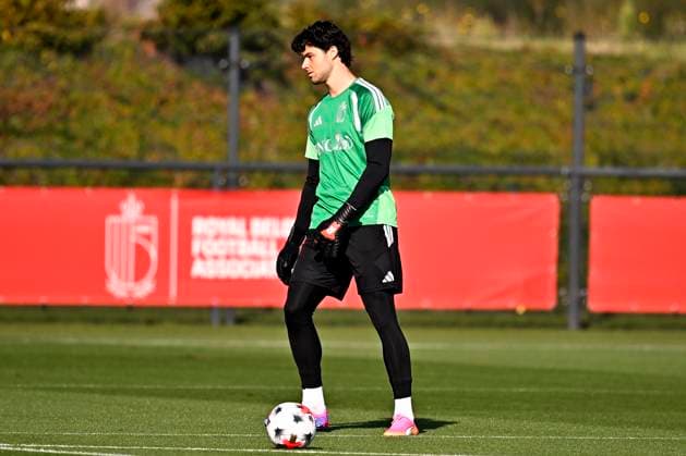 France v Belgium - UEFA Nations League 2026 Media Activities 04 10 2026 TUBIZE, BELGIUM - OCTOBER 04 : Lammens Senne goalkeeper of Belgium pictured during a training session ahead of the UEFA Nations League tournament league phase matchday 4 group A1 match between France and Belgium on October 4, 2026 in Tubize, Belgium, 04 10 2026 Tubize Belgium Copyright: xTomasxSiskx