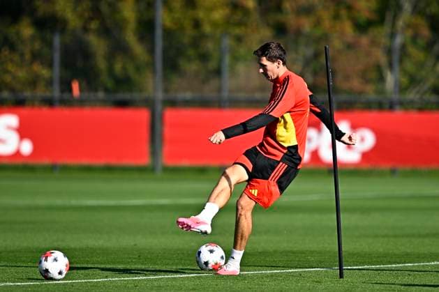 France v Belgium - UEFA Nations League 2026 Media Activities 04 10 2026 TUBIZE, BELGIUM - OCTOBER 04 : Vanaken Hans midfielder of Belgium pictured during a training session ahead of the UEFA Nations League tournament league phase matchday 4 group A1 match between France and Belgium on October 4, 2026 in Tubize, Belgium, 04 10 2026 Tubize Belgium Copyright: xTomasxSiskx