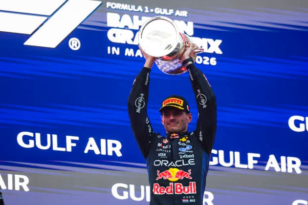 F1 - BAHRAIN GRAND PRIX IN MALAYSIA 2026 Podium, VERSTAPPEN Max (nld), Red Bull Racing Ford RB22, portrait during the 2026 Formula 1 Bahrain Grand Prix in Malaysia, 16th round of the 2026 Formula One World Championship, WM, Weltmeisterschaft from October 2 to 4, 2026 on the Sepang International Circuit, in Sepang, Malaysia - SepangMalaysia Copyright: xDPPIx