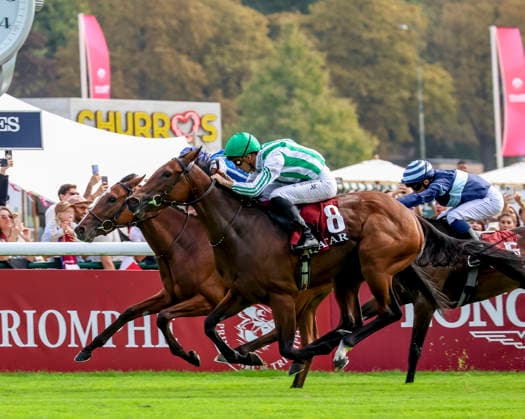 HORSE RACING 2026: Qatar Prix De Lâ€⠢Arc De Triomphe Day Longchamp OCT 04 October 4, 2026, Paris, USA: Green Empress (8) ridden by Christophe Soumillon wins the Qatar Prix Marcel Boussac (Group 1) during Qatar Prix de lâ€⠢arc de Triomphe day at Longchamp Racecourse in Paris, France on October 4, 2026. Sandra Scherning Eclipse Sportswire CSM(Credit Image:  Sandra Scherning Cal Media) Paris USA EDITORIAL USE ONLY Copyright: xx ZUMA-20261004_faf_cs17_033.jpg SandraxScherningx csmphotothree530671