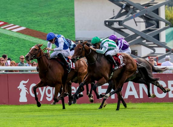 HORSE RACING 2026: Qatar Prix De Lâ€⠢Arc De Triomphe Day Longchamp OCT 04 October 4, 2026, Paris, USA: Green Empress (8) ridden by Christophe Soumillon wins the Qatar Prix Marcel Boussac (Group 1) during Qatar Prix de lâ€⠢arc de Triomphe day at Longchamp Racecourse in Paris, France on October 4, 2026. Sandra Scherning Eclipse Sportswire CSM(Credit Image:  Sandra Scherning Cal Media) Paris USA EDITORIAL USE ONLY Copyright: xx ZUMA-20261004_faf_cs17_030.jpg SandraxScherningx csmphotothree530674