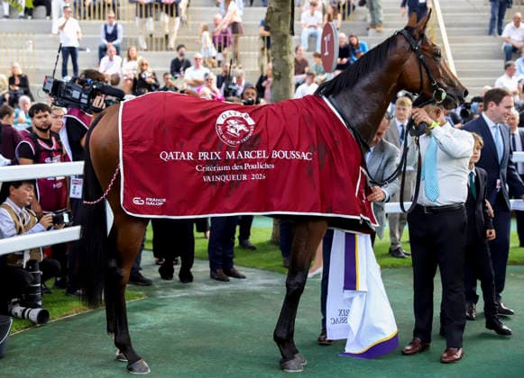 HORSE RACING 2026: Qatar Prix De LÃ¢â‚¬â ¢Arc De Triomphe Day Longchamp OCT 04 October 4, 2026, Paris, USA: Green Empress (8) ridden by Christophe Soumillon wins the Qatar Prix Marcel Boussac (Group 1) during Qatar Prix de lÃ¢â‚¬â ¢arc de Triomphe day at Longchamp Racecourse in Paris, France on October 4, 2026. Sandra Scherning Eclipse Sportswire CSM(Credit Image: Â Sandra Scherning Cal Media) Paris USA EDITORIAL USE ONLY Copyright: xx ZUMA-20261004_faf_cs17_040.jpg SandraxScherningx csmphotothree530683