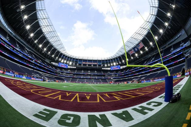 4th October 2026; Tottenham Hotspur Stadium, London, England; NFL, American Football Herren, USA International Series American Football, Washington Commanders versus Indianapolis Colts; A general view inside the stadium HenningxVonxJagow