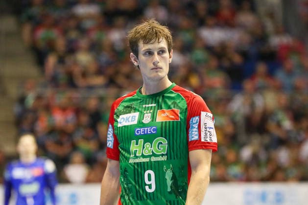October 4, 2026, xgox, Handball: Opel HBL SC Magdeburg vs. HC Erlangen emspor, from left: Oskar Vind Rasmussen (Magdeburg), 9 (Magdeburg)