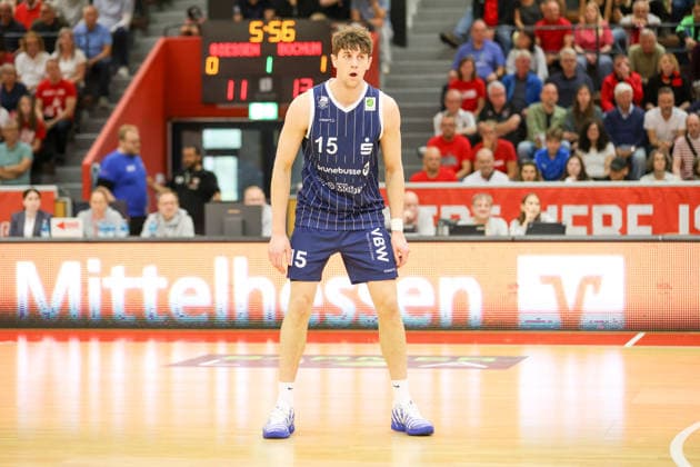 GER, GIESSEN 46ers vs. VfL SparkassenStars Bochum, Basketball, ProA, Matchday 3, 2026–2027 Season, April 10, 2026,Thomas Kamarad VfL SparkassenStars Bochum GER, GIESSEN 46ers vs. VfL SparkassenStars Bochum, Basketball, ProA, Matchday 3, 2026–2027 Season, April 10, 2026 GIESSEN 46ers Copyright: xEibner-Pressefoto JavadxMohammadpourx EP_JMR