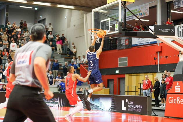 GER, GIESSEN 46ers vs. VfL SparkassenStars Bochum, Basketball, ProA, Matchday 3, 2026–2027 Season, April 10, 2026,Gabriel Kuku VfL SparkassenStars Bochum GER, GIESSEN 46ers vs. VfL SparkassenStars Bochum, Basketball, ProA, Matchday 3, 2026–2027 Season, April 10, 2026 GIESSEN 46ers Copyright: xEibner-Pressefoto JavadxMohammadpourx EP_JMR