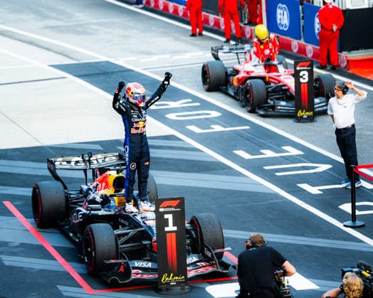 2026 Malaysian Grand Prix - Max Verstappen MAX VERSTAPPEN 1 (NED) of Oracle Red Bull Racing (Red Bull Racing RB22) celebrating his win on Sunday Race Day during the 2026 Formula 1 Gulf Air Bahrain Grand Prix in Malaysia at Sepang International Circuit in Kuala Lumpur, Malaysia, on October 4, 2026. Photo by Antoine LAPEYRE Reveries Agency ABACAPRESS.COM Kuala Lumpur Malaysia  Copyright: xAntoinexLapeyre ReveriesxAgency ABACAx