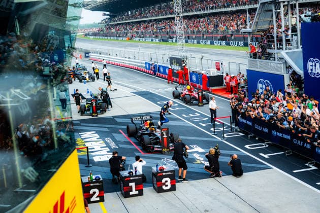 2026 Malaysian Grand Prix - Max Verstappen MAX VERSTAPPEN 1 (NED) of Oracle Red Bull Racing (Red Bull Racing RB22) celebrating his win on Sunday Race Day during the 2026 Formula 1 Gulf Air Bahrain Grand Prix in Malaysia at Sepang International Circuit in Kuala Lumpur, Malaysia, on October 4, 2026. Photo by Antoine LAPEYRE Reveries Agency ABACAPRESS.COM Kuala Lumpur Malaysia  Copyright: xAntoinexLapeyre ReveriesxAgency ABACAx