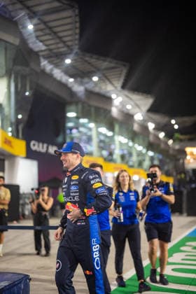 2026 Malaysian Grand Prix - Max Verstappen celebration of MAX VERSTAPPEN 1 (NED) of Oracle Red Bull Racing (Red Bull Racing RB22) win with the red bull team in front of their garage on Sunday Race Day during the 2026 Formula 1 Gulf Air Bahrain Grand Prix in Malaysia at Sepang International Circuit in Kuala Lumpur, Malaysia, on October 4, 2026. Photo by Antoine LAPEYRE Reveries Agency ABACAPRESS.COM Kuala Lumpur Malaysia  Copyright: xAntoinexLapeyre ReveriesxAgency ABACAx