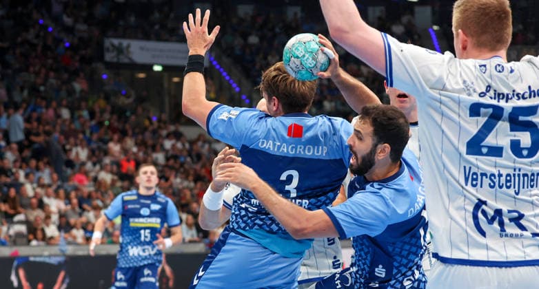 October 4, 2026, Germany, Stuttgart, Opel HBL, 2026–2027 Bundesliga, TVB Stuttgart vs. TBV Lemgo Lippe, Mohamed Amine Darmoul (TVB)