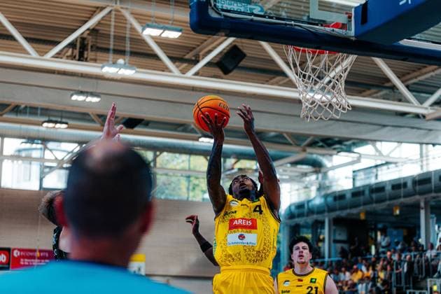 Desmond Watson Kreisbau Kirchheim Knights, 04 GER, Kreisbau Kirchheim Knights vs. Medikamente per Klick Bayreuth, Barmer 2 Basketball Bundesliga, Matchday 3, 2026–2027 Season, October 4, 2026 GER, Kreisbau Kirchheim Knights vs. Medikamente per Klick Bayreuth, Barmer 2 Basketball Bundesliga, Matchday 3, 2026–2027 season, October 4, 2026 Kirchheim u. Teck Copyright: xEibner-Pressefoto NinaxSanderx EP_NSR