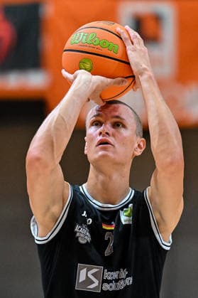 October 4, 2026, GER, Basketball, Men s, 2nd Division ProA, 2026–2027 Season, Matchday 3, OrangeAcademy vs. MHP Academics Heidelberg Niklas Würzner Heidelberg, 2 Neu Ulm Orange Campus Bavaria Germany Copyright: xNordphotox xHafnerx