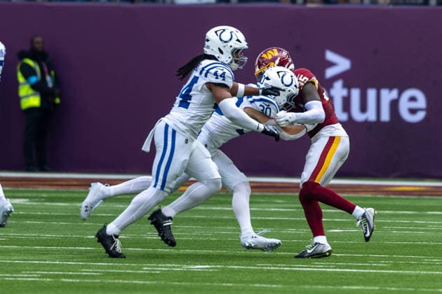 Indianapolis Colts vs Washington Commanders, American Football, NFL, American Football Herren, USA Week 4, 2026, 04.10.2026 Tottenham Tottenham Hotspur Stadium Vereinigtes Königreich Copyright: xPFA ThomasxMummertx