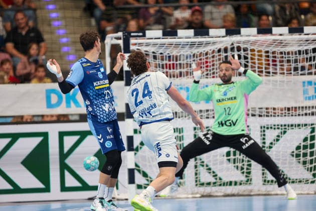 Joel Willecke, TBV Lemgo Lippe, 24 (GER), TVB Stuttgart vs. TBV Lemgo Lippe, Handball, Opel Handball Bundesliga, Matchday 6, 2026–2027 Season, October 4, 2026 GER, TVB Stuttgart vs. TBV Lemgo Lippe, Handball, Opel Handball Bundesliga, Matchday 6, 2026–2027 season, October 4, 2026 Stuttgart Copyright: xEibner-Pressefoto SoerenxHerwegx EP_SHG